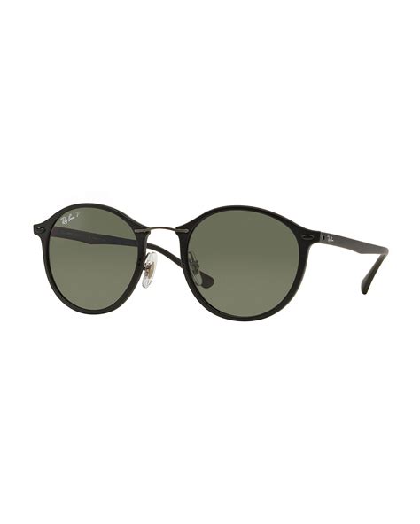 Ray-ban Men's Classic Round Sunglasses in Black for Men | Lyst