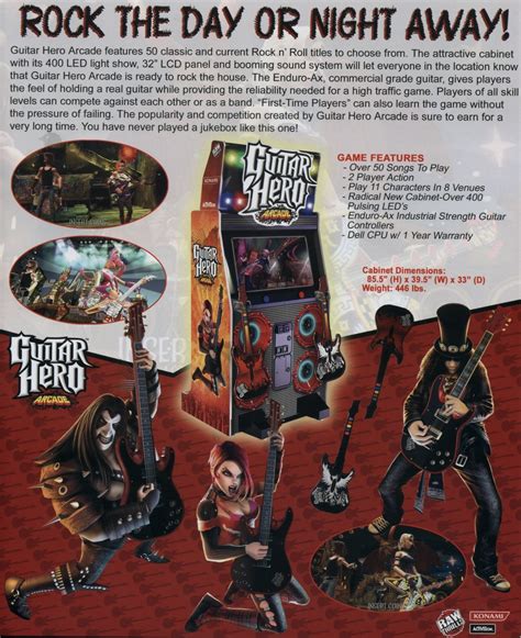 Discontinued Product : Guitar Hero Arcade Video Arcade Machine ...