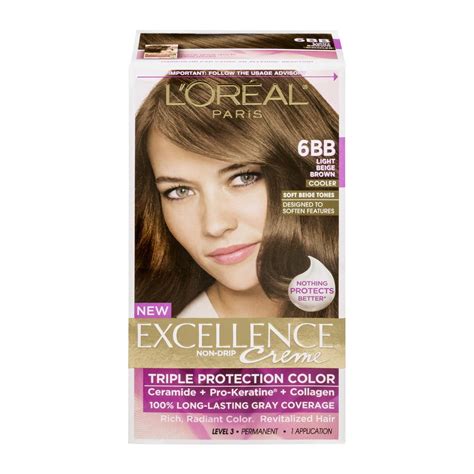 L'Oreal Paris Excellence Creme Permanent Triple Protection Hair Color ...