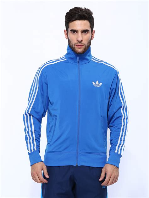 Buy ADIDAS Originals Men Blue FIREBIRD TT Track Jacket - Jackets for ...