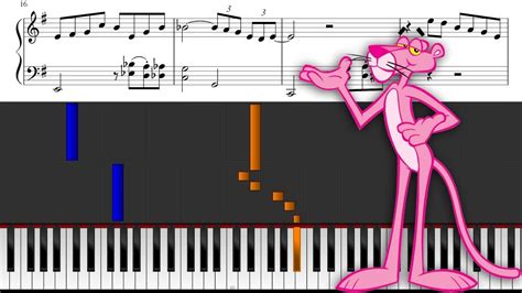 Pink Panther Theme - Piano Tutorial & Sheet Music Download - YouTube