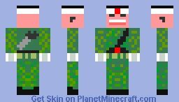 Japanese Fighter Minecraft Skin