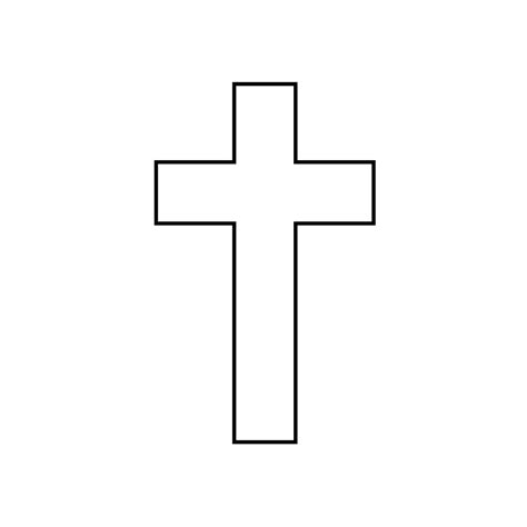 Christian Cross Icons on White Background Vector illustration. Cross ...