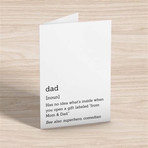 Funny Fathers Day Cards From Daughter - Etsy