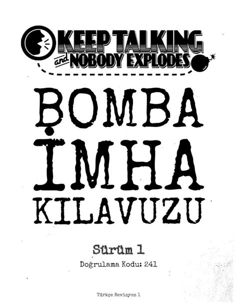 (PDF) BOMBA İMHA - Bomb Defusal Manual · Iska Göstergesi Bomba İmha Bir ...