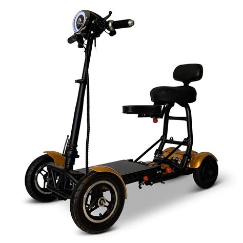 Fold and Travel Mobility Scooters for Adults 4 Wheel Long Range ...