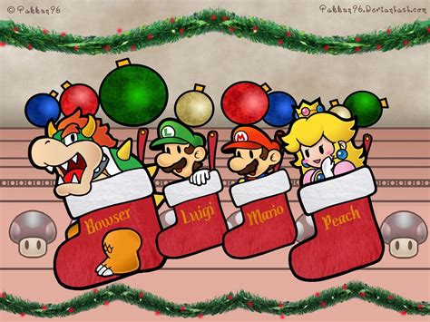 Mario Christmas Wallpapers - Top Free Mario Christmas Backgrounds ...