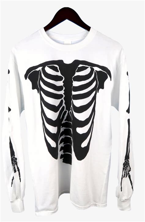 Playboi Carti Die Lit Tour Skeleton Long Sleeve - Playboi Carti Tour Merch 2018 Transparent PNG ...