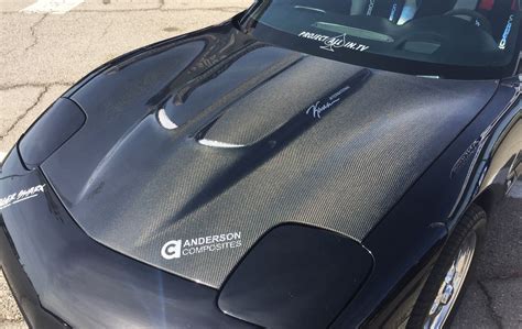 Type-TD carbon fiber hood for 1997-2004 Chevrolet Corvette C5 CHEVROLET ...