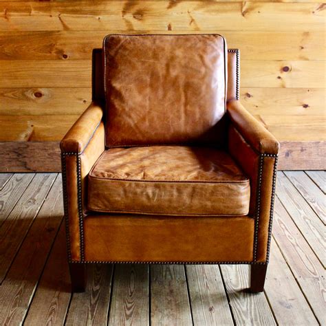 Murray Club Chair in Buffalo Leather – Dartbrook Rustic Goods