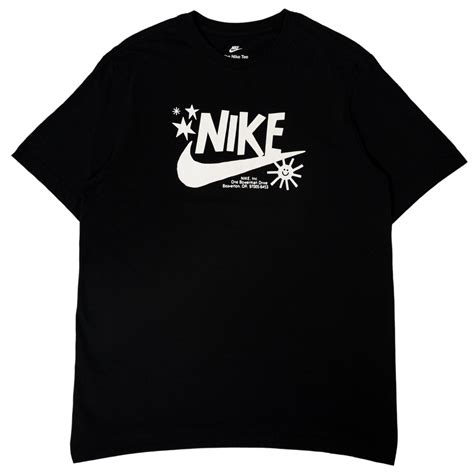 nike men sportswear short sleeve shirts black