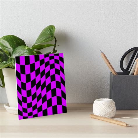 Black Tiles, Checkers, Checkerboard, Cellophane, Purple And Black, Art ...