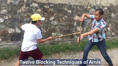 ARNIS Skills Demo 12 Basic Strikes,12 Blocking Techniques and Anyo - YouTube