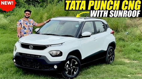 Tata Punch iCNG Review - Sunroof & New Features | Walkaround with On Road Price | Tata Punch ...