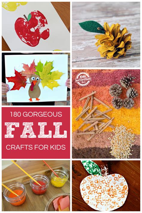 180 Gorgeous Fall Crafts That Your Entire Family Will Love| Kids Activities