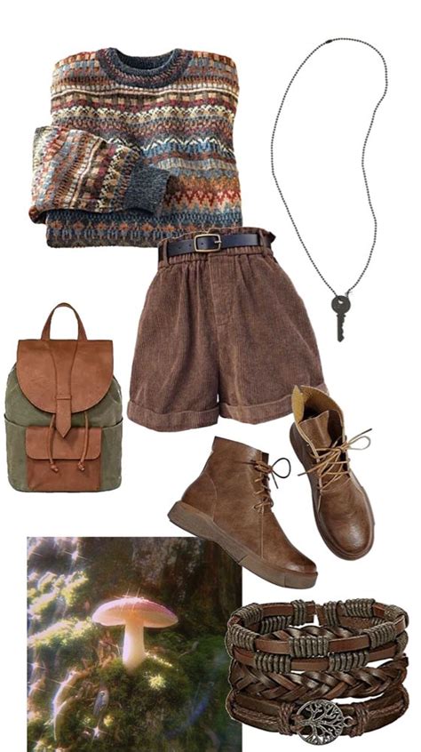 Cabin Goblincore outfit ideas | goblincore outfit for going out to the forests on a crisp autumn ...