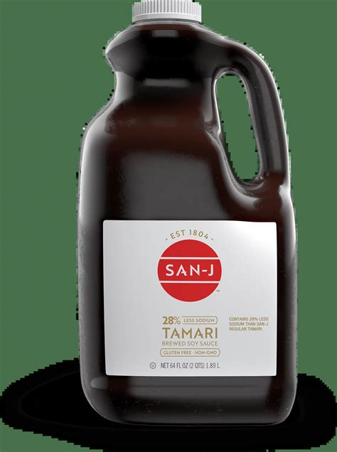 28% Less Sodium Tamari Soy Sauce for Food Service | San-J