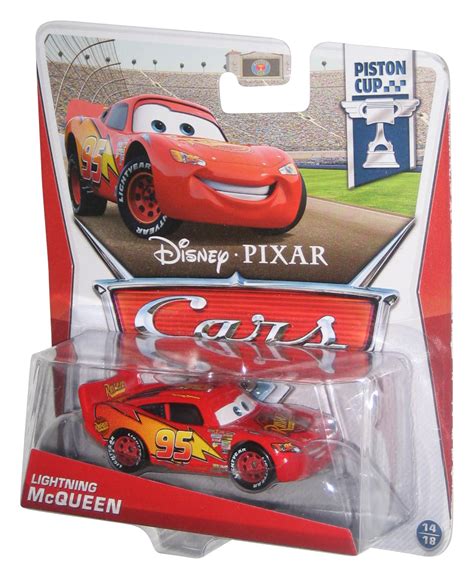 DISNEY PIXAR CARS Movie Piston Cup Lightning McQueen Toy Car £30.85 ...