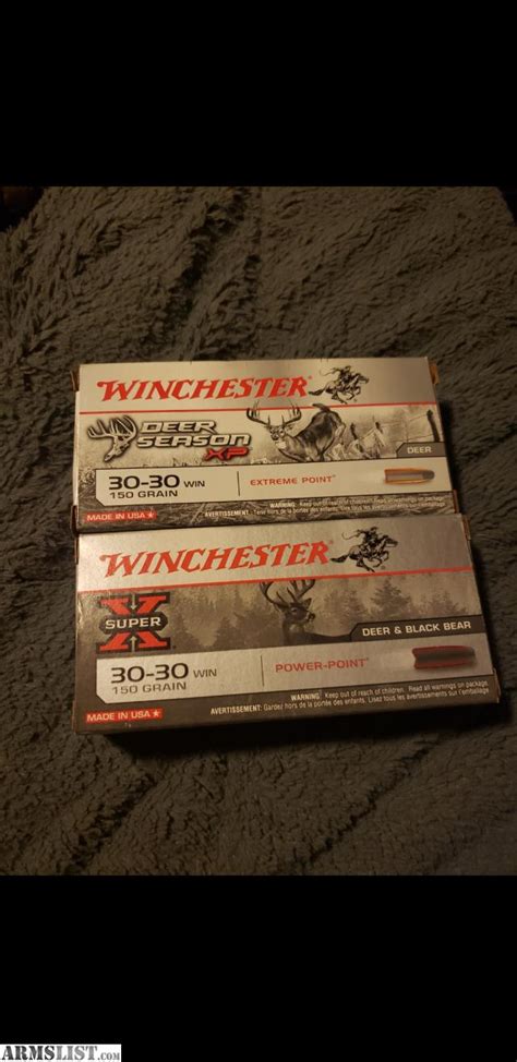 ARMSLIST - For Sale: 30-30 ammo