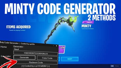 🔧How to GET the MINTY PICKAXE Code