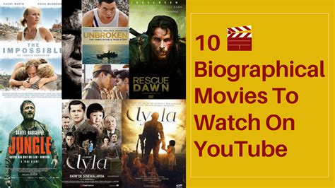 10 Biographical Movies To Watch On YouTube – Topcount