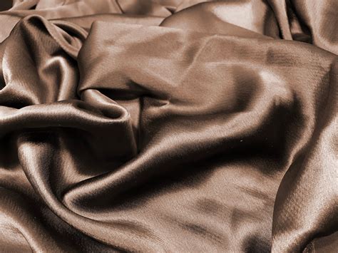 Brown Triacetate Fabric Shiny Fabric Shiny Material Shiny - Etsy