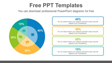 Download Split-pie-charts Brain Powerpoint Infographic Template