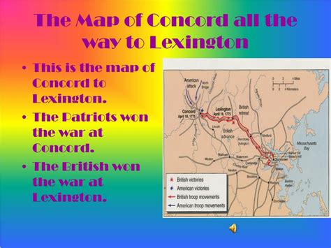 Lexington And Concord Map - United States Map