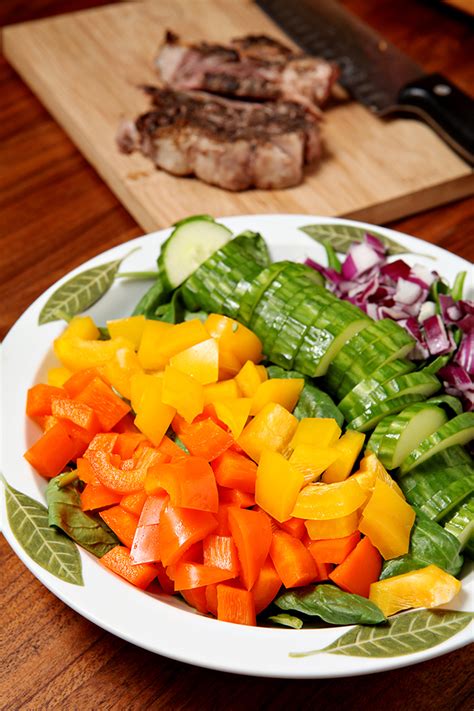 Steak and Sweet Pepper Salad