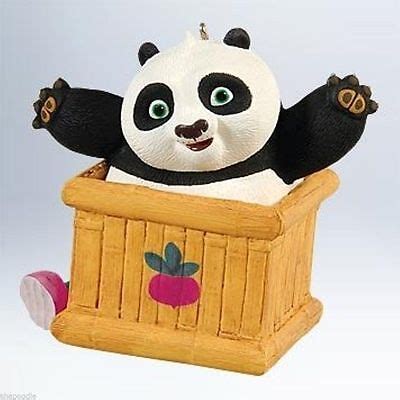 Hallmark Handcraftd KEEPSAKE CHRISTMAS Ornament BABY PO Kung Fu Panda 2 ...