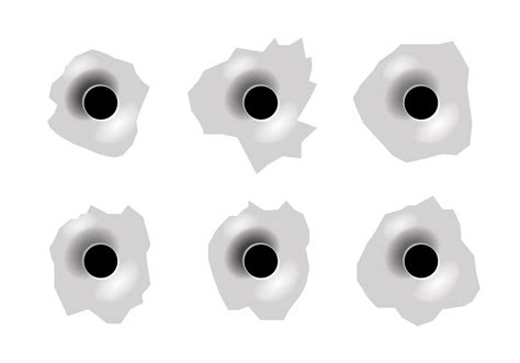 Vector Bullet Holes at GetDrawings | Free download