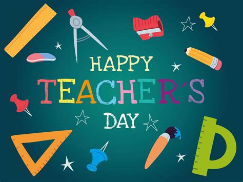 Happy Teachers Day Card Free Vector | Images and Photos finder