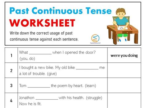 Past Simple And Past Continuous Tense Exercises - Riset