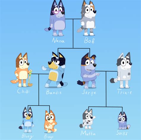 0 Result Images of Bluey Family Tree With Pictures - PNG Image Collection