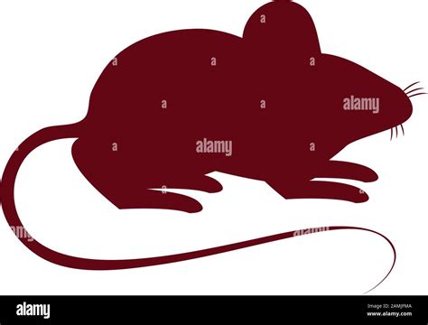 cute little mouse silhouette icon Stock Vector Image & Art - Alamy