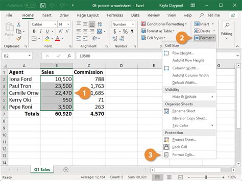 How to Lock Cells in Excel | CustomGuide