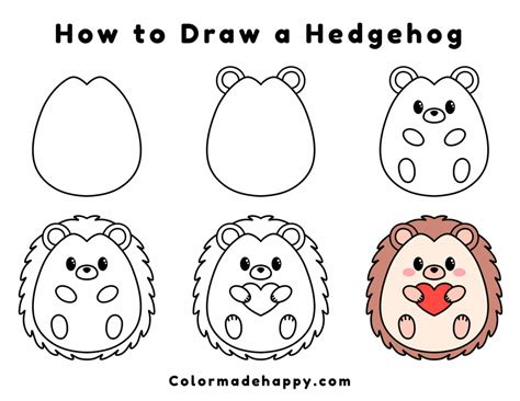 Cute Easy Drawings Cute Easy Drawings Heghhog - Perkins Thrainater