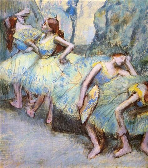 Ballet Dancers in the Wings - Edgar Degas - WikiArt.org - encyclopedia of visual arts