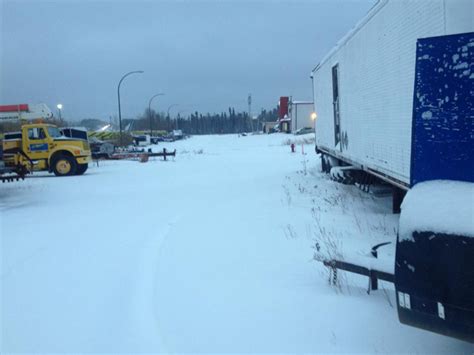 PHOTOS: Northern Manitoba plunged into winter with major snowfall - Winnipeg | Globalnews.ca