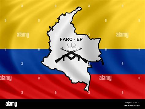 FARC - Revolutionary Armed Forces of Colombia logo Stock Photo - Alamy