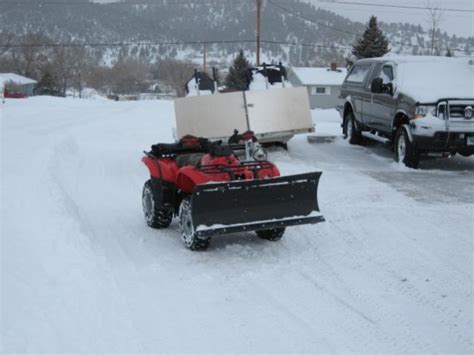 2013 Honda rancher 420 snow plow