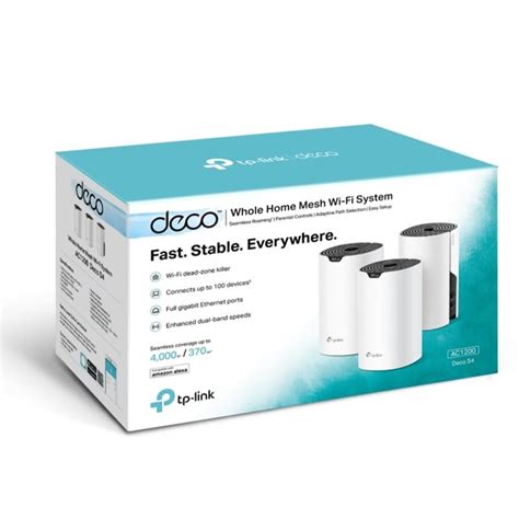 TP-Link Deco S4 AC1200 Whole Home Mesh Wi-Fi Router System - 3 Pack ...