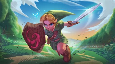 ArtStation - Young Link fan art Legend of Zelda