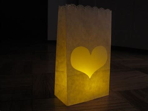 personal paper bag luminaries | Weddingbee Photo Gallery