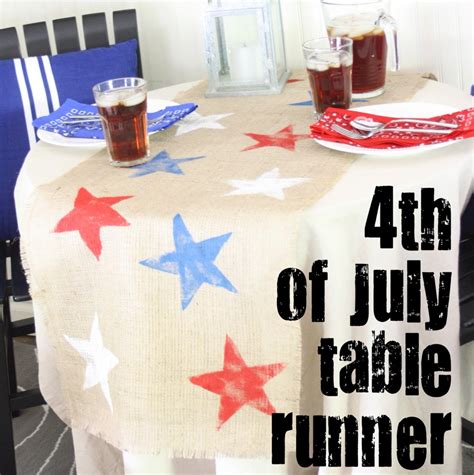 4th of July Table Runner - The Shabby Creek Cottage