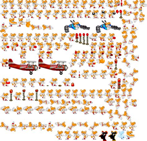 (Original) Tails Sprite Sheet by JayHyperStarX on DeviantArt