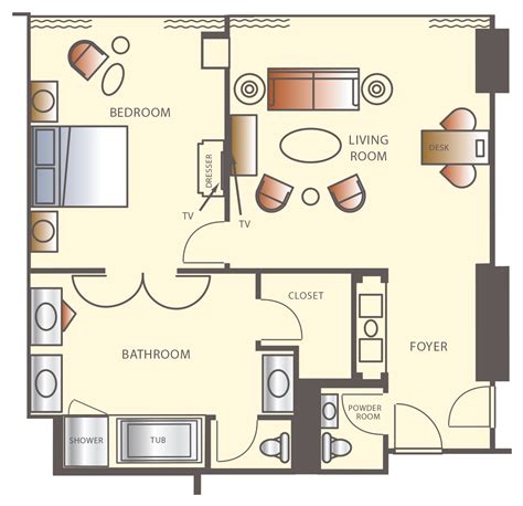 Wynn Parlor Suite Floorplan | Hotel suite luxury, Luxury hotel, Hotels room