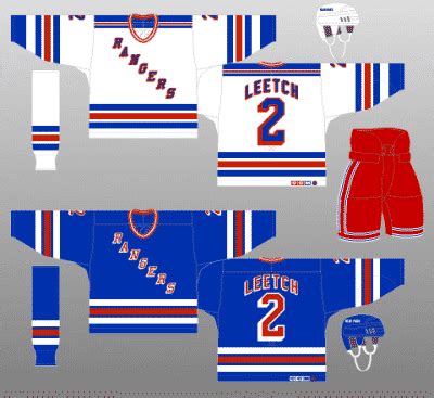 The evolution of the New York Rangers magnificent uniform