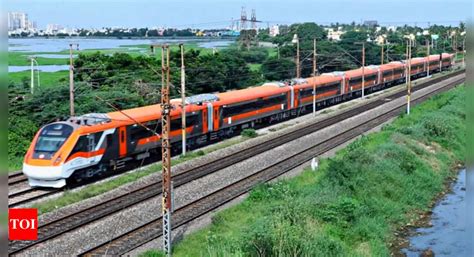 Kerala gets first Orange Vande Bharat Express on Kasaragod-Thiruvananthapuram route; watch video ...