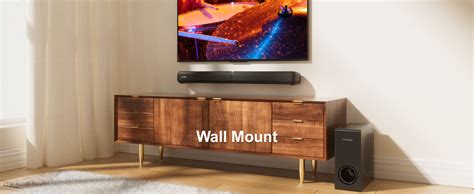 Amazon.com: ULTIMEA 4.1ch Sound Bars for TV with Subwoofer, 2-in-1 ...